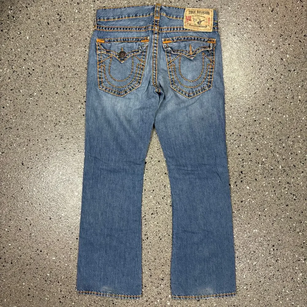 Vintage True Religion Billy Super T Made in USA Blue Denim Jeans